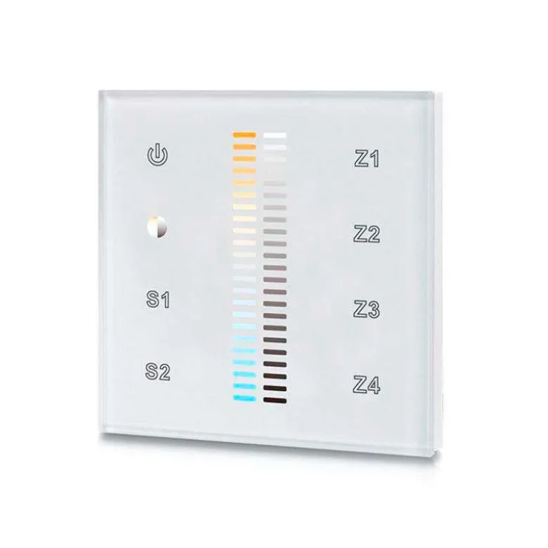Mando LB2830 DUAL RF, Táctil 4 zonas, blanco