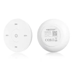 Mando Mini RF monocolor+CCT ROUND táctil, blanco
