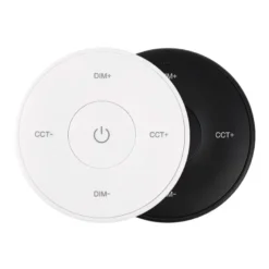 Mando Mini RF monocolor+CCT ROUND táctil, blanco