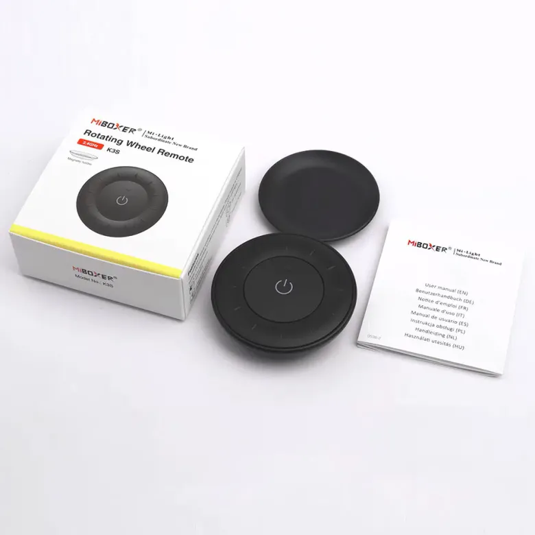 Mando Mini RF mono Magnetic rueda, negro