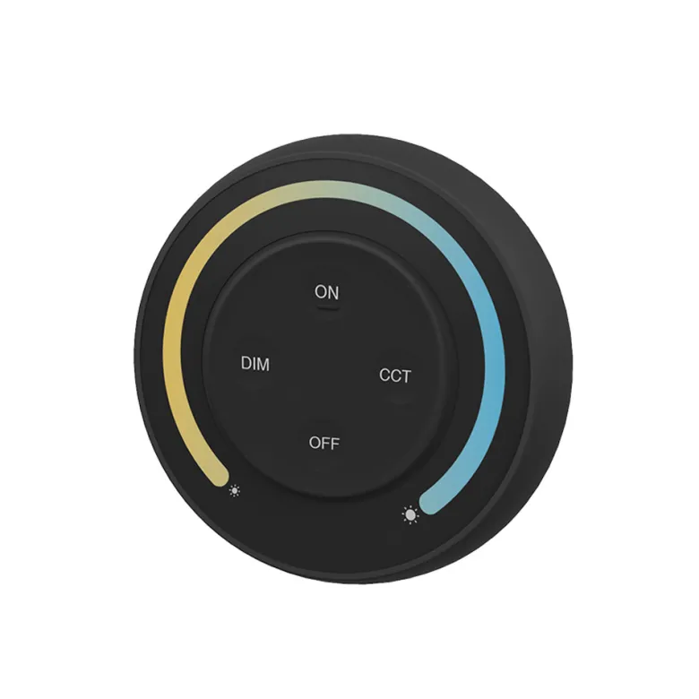 Mando RF CCT ROUND Magnetic táctil, negro