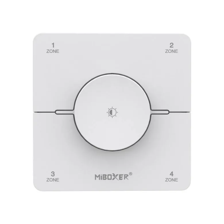 Mando RF mono+CCT Magnetic rueda, 4 zonas, blanco