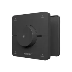 Mando RF mono+CCT Magnetic rueda, 4 zonas, negro