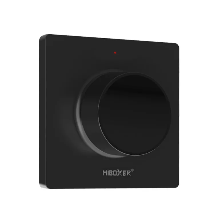 Mando RF monocolor+CCT ROUND, negro