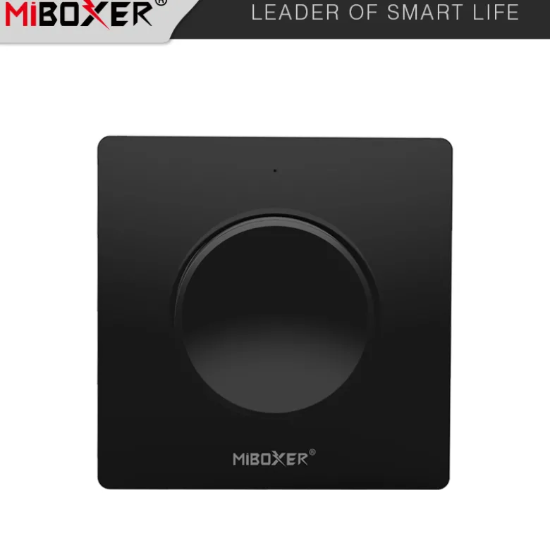 Mando RF monocolor+CCT ROUND, negro