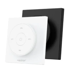 Mando RF monocolor+CCT ROUND táctil, negro
