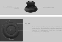 Mando RF mono Magnetic rueda, negro