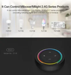 Mando RF RGB+CCT ROUND Magnetic táctil, blanco