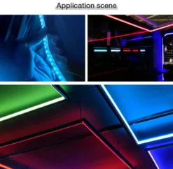 Mando RF RGB+CCT ROUND Magnetic táctil, negro