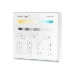 Mando 4 zonas CCT táctil B2 blanco dual