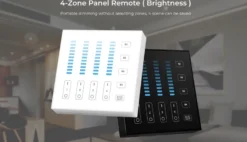 Mando 4 zonas MONO táctil B5, blanco