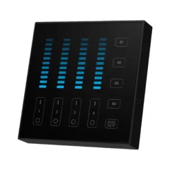 Mando 4 zonas MONO táctil B5, negro