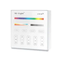 Mando 4 zonas RGB+CCT táctil B4