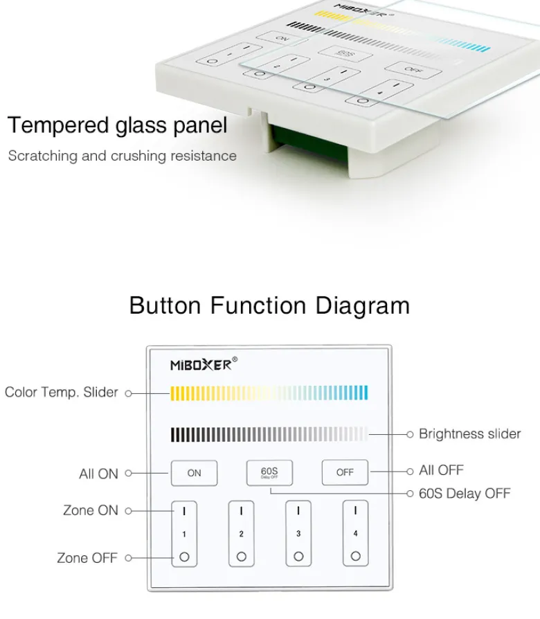 Master Control CCT, DMX512, 2.4Ghz RF