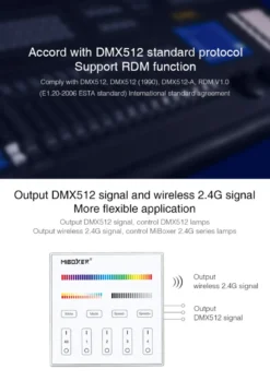 Master Control RGB+CCT, DMX512, 2.4Ghz RF