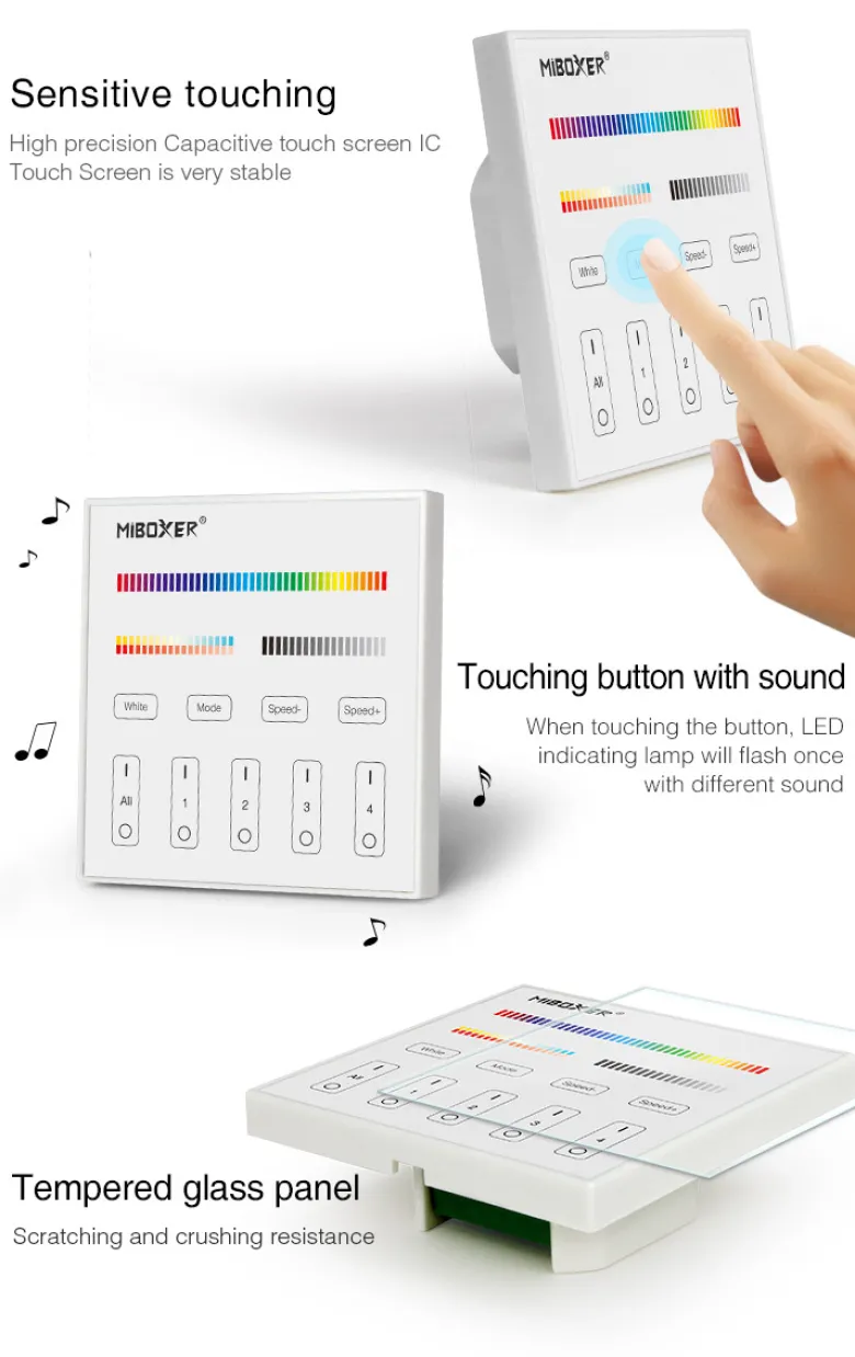 Master Control RGB+CCT, DMX512, 2.4Ghz RF