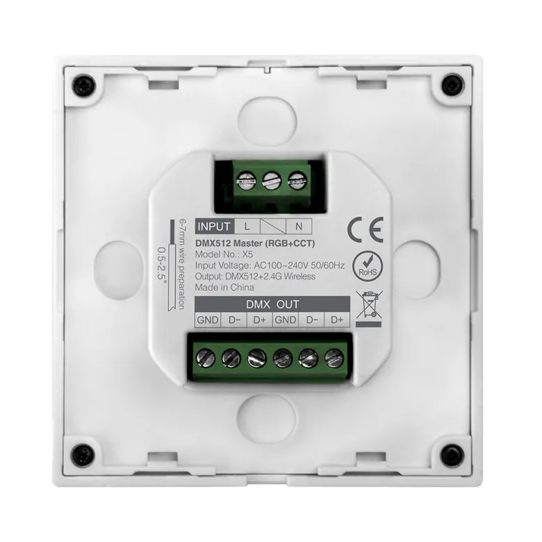 Master Control RGB+CCT, DMX512, 2.4Ghz RF