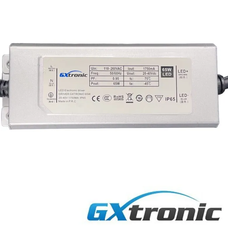 Módulo LED 65W chip BRIDGELUX, 180Lm/W, para Farolas