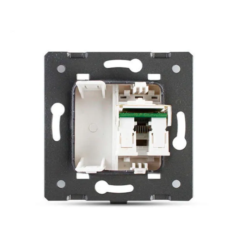 Mecanismo de empotrar enchufe Red RJ45, blanco LIVOLO