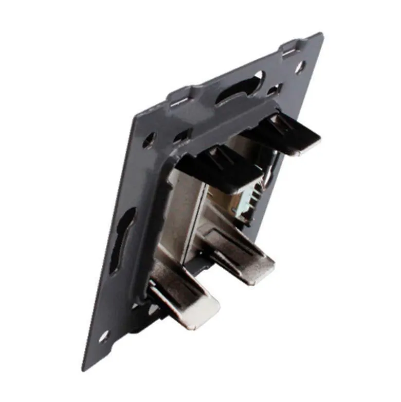 Mecanismo de empotrar enchufe USB, negro LIVOLO