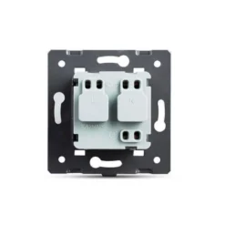 Mecanismo de empotrar Enchufe EU 16A tipo Schuko, gris LIVOLO