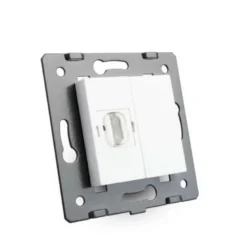 Mecanismo de empotrar HDMI, blanco LIVOLO