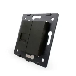 Mecanismo de empotrar Red RJ45, negro LIVOLO