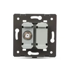 Mecanismo de empotrar 1x TV, blanco LIVOLO