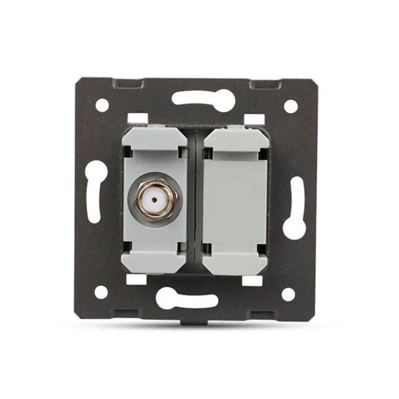 Mecanismo de empotrar 1x TV, blanco LIVOLO