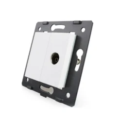 Mecanismo de empotrar 1x TV, blanco LIVOLO