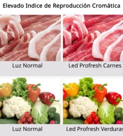 Pack 2 Bombillas E27 Led Profresh para Verduras, 50W