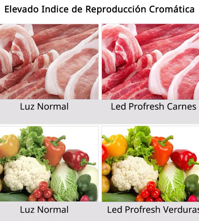 Pack 2 Bombillas E27 Led Profresh para Verduras, 50W