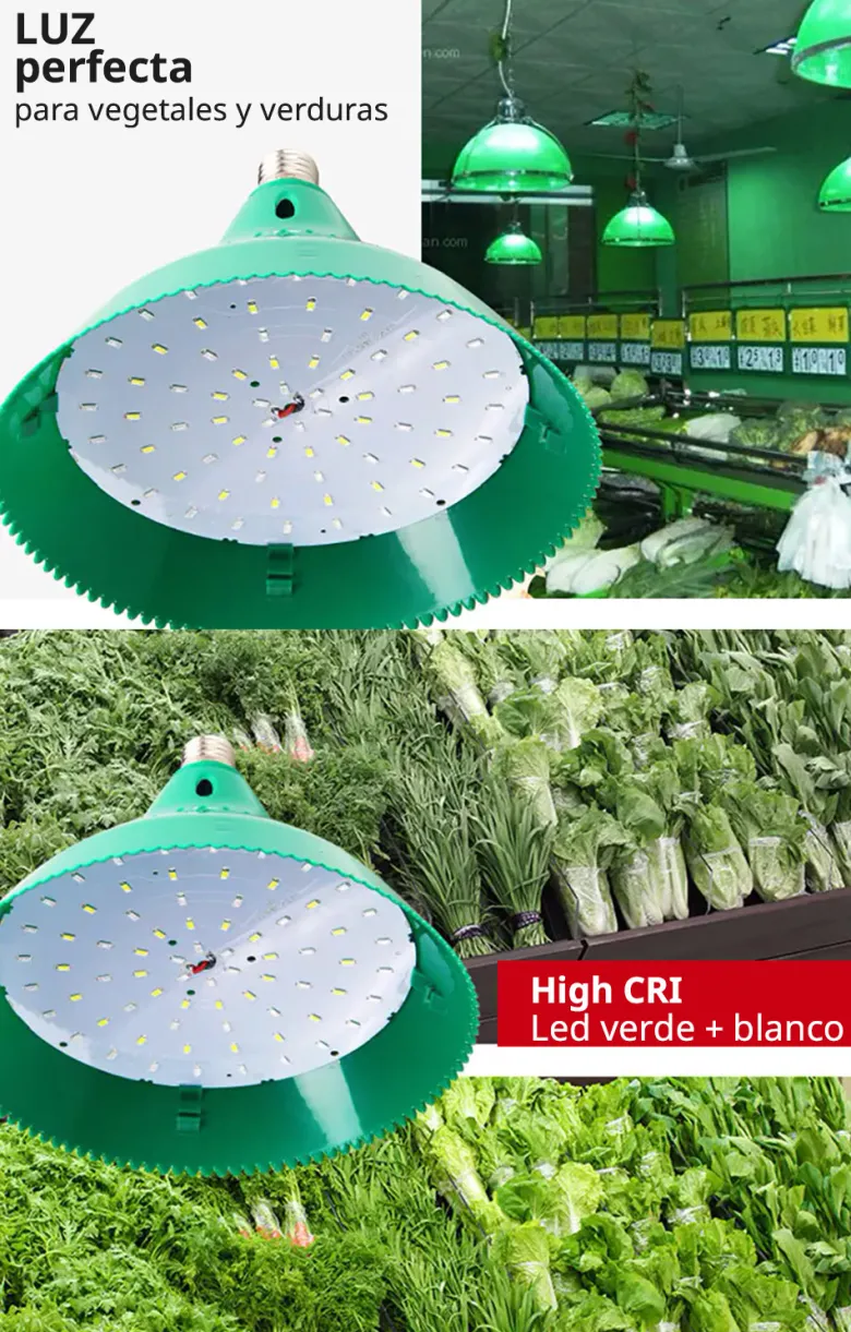 Pack 2 Bombillas E27 Led Profresh para Verduras, 50W