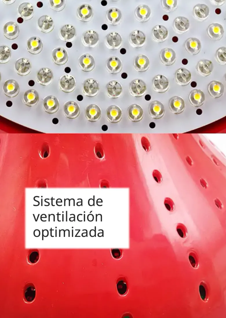 Pack 2 Bombillas E27 Led Profresh para Verduras, 50W