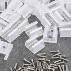 Pack de 10 Clips de fijación para tira led - 14mm