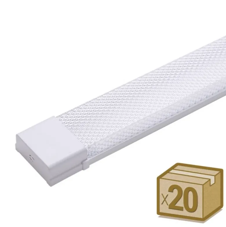 Pack 20 pantallas Led SLUM LINE, 50W, 120cm