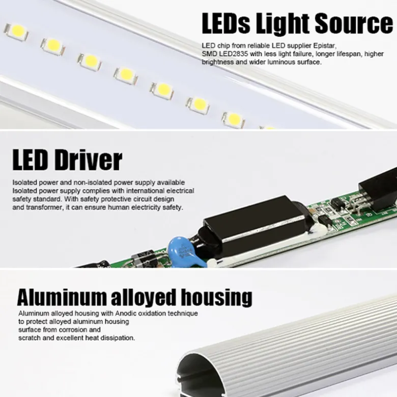 Pack 30 Tubos LED T8 SMD2835 - Aluminio - 20W - 120cm, Conexión un Lateral