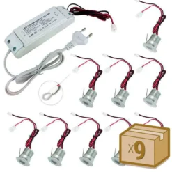 PACK 9 x Foco Led SUN MINI, 9x1W