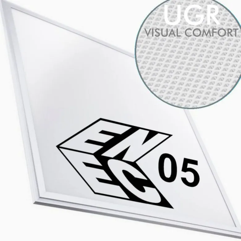 Pack 10 x Paneles LED 44W, 60X60cm, UGR<19, Driver Certadrive