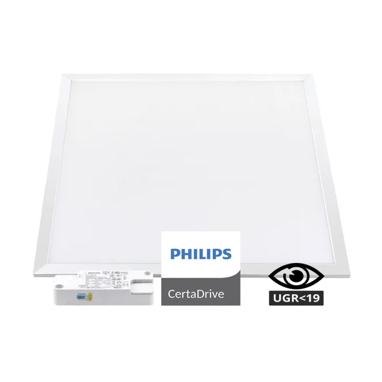 Pack 10 x Paneles LED 44W, 60X60cm, UGR<19, Driver Certadrive
