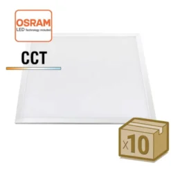Pack 10 x Panel LED 48W-40W-36W-24W, 60x60cm, 4CCT, chip led Osram