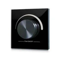 Panel frontal LB2836 monocolor, Ruleta pared, negro