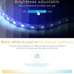 Panel LED Backlit 40W, FUT045A, RGB + CCT, RF, 60x60cm
