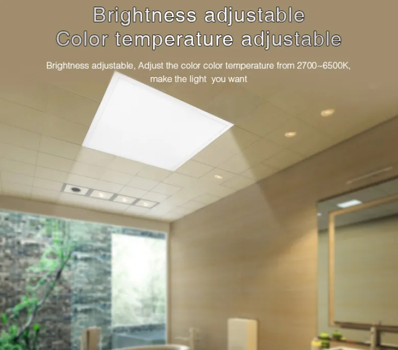 Panel LED Backlit 40W, FUT045A, RGB + CCT, RF, 60x60cm