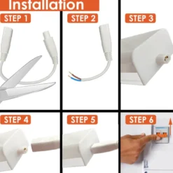 Pantalla LED LINELUX chip led OSRAM, ampliable, 40W, 120cm