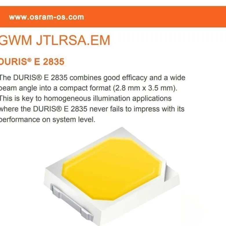 Pantalla LED LINELUX TRIANGLE chip led OSRAM, 1,5W
