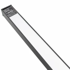 Pantalla LED METRO sensor movimiento, 3-18W, 120cm, negro
