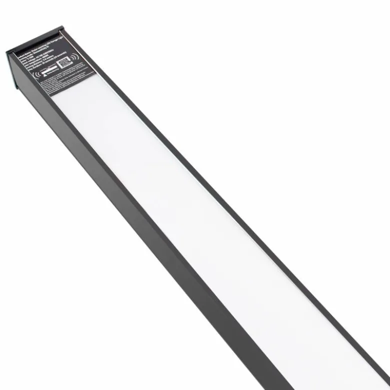 Pantalla LED METRO sensor movimiento, 3-18W, 120cm, negro