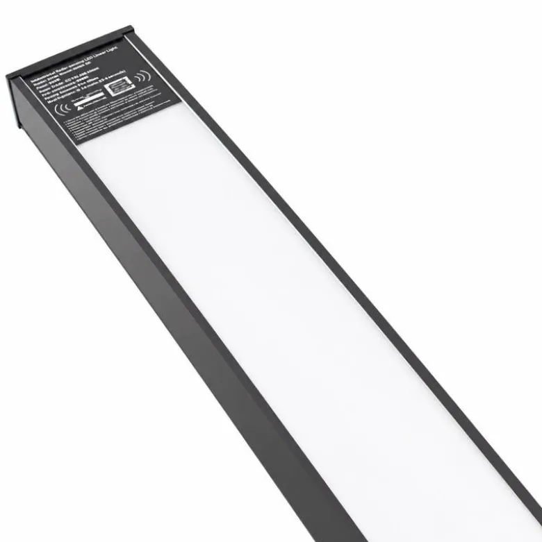 Pantalla LED METRO sensor movimiento, 3-36W, 120cm, negro