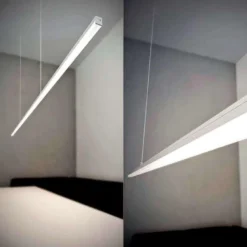 Perfil aluminio ALKAL SUSPEND para tiras LED, 1 metro